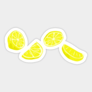 Lemon Print Sticker